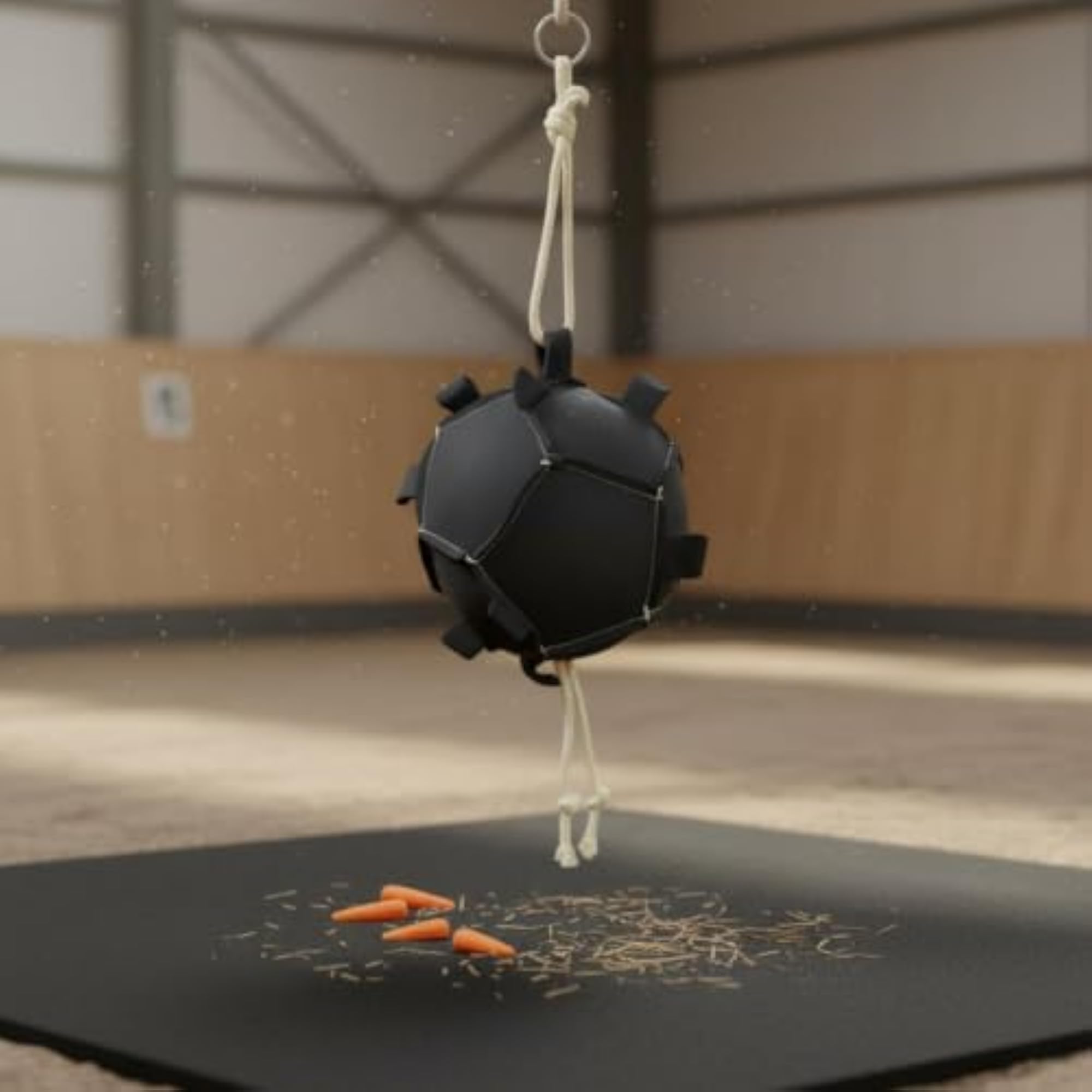 Easy to Fill Horse Feed Ball, Sturdy Carrot Feeding Toy